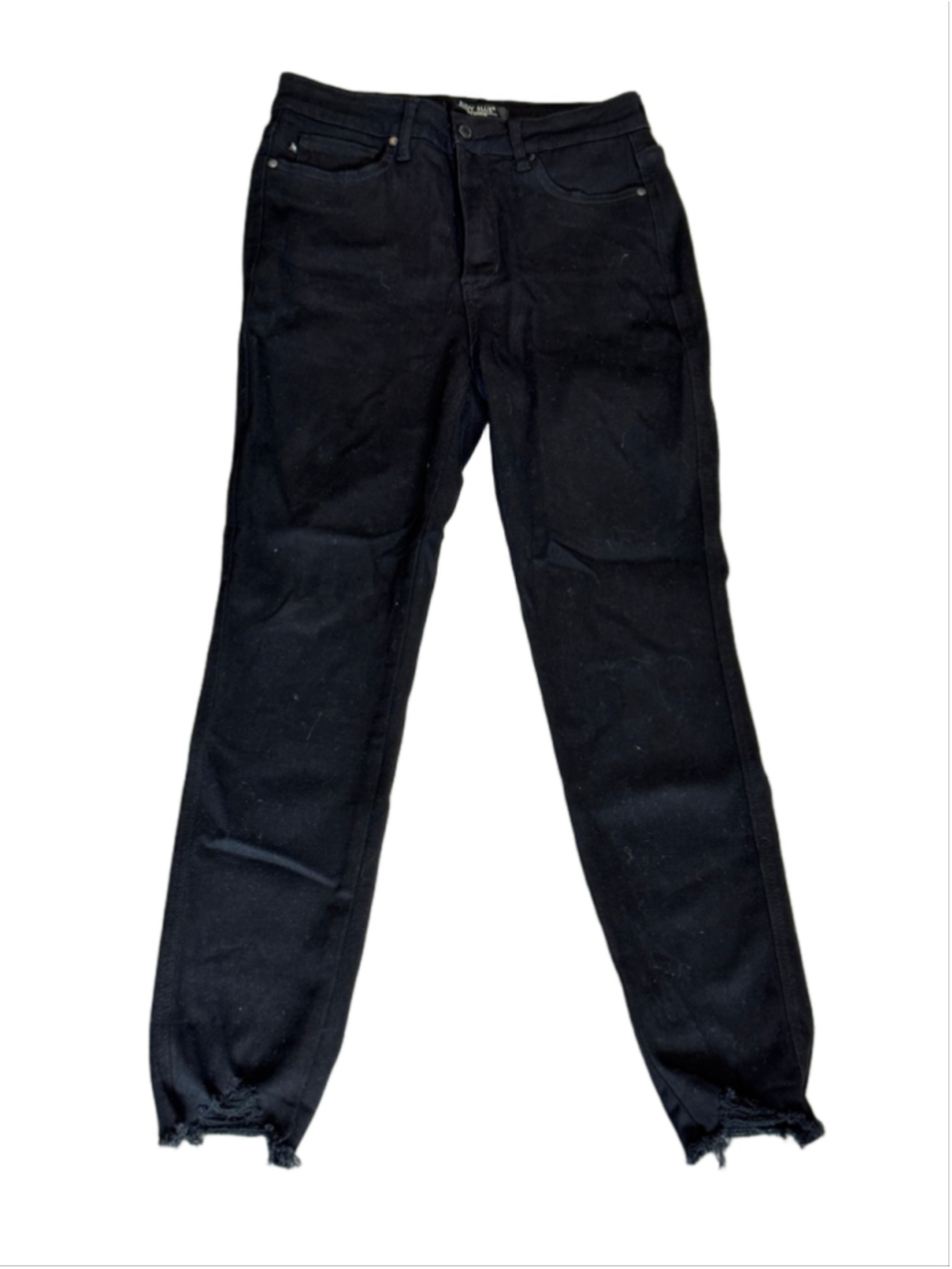 Judy Blue Black Raw Hem Skinny Jeans